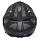 Kask motocyklowy szczękowy W-TEC Zoroz P/J ∙ wizjer pinlock ∙ osłona przeciwsłoneczna ∙ wentylacja - Metaliczny szary
