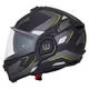 Kask motocyklowy szczękowy W-TEC Zoroz P/J ∙ wizjer pinlock ∙ osłona przeciwsłoneczna ∙ wentylacja - Metaliczny szary