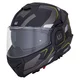 Kask motocyklowy szczękowy W-TEC Zoroz P/J ∙ wizjer pinlock ∙ osłona przeciwsłoneczna ∙ wentylacja - Metaliczny szary