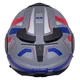 Kask motocyklowy szczękowy W-TEC Zoroz P/J ∙ wizjer pinlock ∙ osłona przeciwsłoneczna ∙ wentylacja - Metaliczny szary