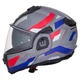 Kask motocyklowy szczękowy W-TEC Zoroz P/J ∙ wizjer pinlock ∙ osłona przeciwsłoneczna ∙ wentylacja - Metaliczny szary