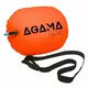 Boja pływacka Agama OPEN WATER 7 L - Żółty - Pomarańczowy