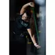 Legginsy damskie z wysokim stanem Nebbia FIT Activewear 443 - Czarny
