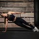 Legginsy damskie z wysokim stanem Nebbia FIT Activewear 443 - Czarny