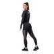Damskie legginsy z wysokim stanem Nebbia Mesh 573 - Czarny