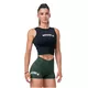 Damski top Nebbia Fit & Sporty 577 - Stara Różyczka - Czarny