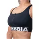 Biustonosz sportowy Nebbia Smart Zip 578 - Marron 5 - Czarny