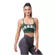 Biustonosz sportowy Nebbia Classic Hero 579 - Czarny - Ciemny zielony
