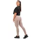 Damskie legginsy z wysokim stanem Nebbia Lifting Effect Bubble Butt 587 - Kremowy