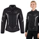 Letnia damska kurtka motocyklowa W-TEC Mirelia ∙ system AirVent ∙ protektory CE ∙ odpinana membrana ∙ elementy odblaskowe Visionight - Czarno-szary