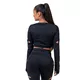 Damski top sportowy Nebbia Honey Bunny 821 - Czarny