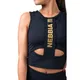 Damski top sportowy Nebbia Honey Bunny 822 - Czarny
