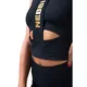 Damski top sportowy Nebbia Honey Bunny 822 - Czarny
