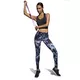 Damskie sportowe legginsy BAS BLACK Andromeda - Czarny