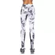 Damskie sportowe legginsy BAS BLEU Calypso - Szaro-biały