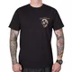 Koszulka męska na motocykl t-shirt BLACK HEART Flame Piston