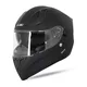 Kask integralny motocyklowy zamknięty z blendą W-TEC Vesco - Błyszczący czarno-niebieski - Czarny mat-refleks