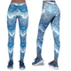 Legginsy sportowe damskie push-up BAS BLACK Energy - Niebieski - Niebieski
