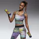 Damski top sportowy BAS BLACK Tropical-Top 30 - Kolorowy