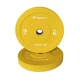 Gumowane obciążenie olimpijskie inSPORTline Bumper Plate Go ∙ 15 kg ∙ 50 mm ∙ powłoka amortyzująca ∙ rdzeń stalowy ∙ wytrzymałe