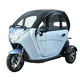 Elektryczny skuter zabudowany W-TEC Tukago ∙ trójkołowy ∙ mikropojazd ∙ 45 km/h ∙ zasięg 50 km ∙ nośność 240 kg ∙ kamera cofania ∙ ogrzewanie - Czarny - Niebieski