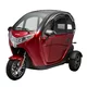 Elektryczny skuter zabudowany W-TEC Tukago ∙ trójkołowy ∙ mikropojazd ∙ 45 km/h ∙ zasięg 50 km ∙ nośność 240 kg ∙ kamera cofania ∙ ogrzewanie - Czarny - Czerwony