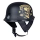 Kask motocyklowy otwarty W-TEC Feldberg ∙ vintage ∙ lekki 880 g ∙ skorupa ABS ∙ DOT ∙ matowy - Czarny
