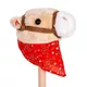 Hobby Horse koń na kiju z dźwiękiem inSPORTline Ferdino - Beżowy
