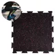 Mata ochronna pod sprzęt inSPORTline Puzeko 50x50x1 cm - Czarno-czerwony
