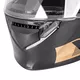 Kask motocyklowy szczękowy z blendą W-TEC Venero - Glossy Black-Gold
