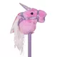 Hobby Horse jednorożec konik na kiju z dźwiękiem inSPORTline Garanito - Biały