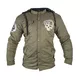 Męska kurtka motocyklowa z aramidem W-TEC Black Heart Hat Skull Jacket - Hat Skull - Garage Built