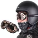 Gogle vintage motocyklowe W-TEC Steamrust