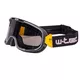 Gogle motocyklowe w stylu retro vintage W-TEC Chesster - Czarny