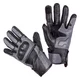 Rękawice motocyklowe skórzane W-TEC Boldron ∙ ukryte ochraniacze ∙ optymalna wentylacja dłoni ∙ styl retro - Czarno-szary - Czarno-szary