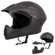 Kask downhill na rower motor enduro zjazdowy W-TEC Campanero Matt Black