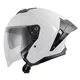 Kask motocyklowy W-TEC Voltik ∙ blenda przeciwsłoneczna ∙ podnoszony wizjer ∙ kompatybilny z interkomem ∙ ECE 22.06 - Biały