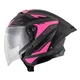 Kask motocyklowy W-TEC Voltik Shockrose ∙ blenda przeciwsłoneczna ∙ system wentylacji ∙ wyjmowana wyściółka - Różowy
