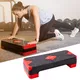 Step fitness do aerobiku regulowany inSPORTline AS150 - Czarno-czerwony - Czarno-czerwony