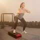 Step fitness do aerobiku regulowany inSPORTline AS150 - Czarno-czerwony