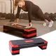 Step fitness do aerobiku regulowany inSPORTline AS250 - Czarno-czerwony