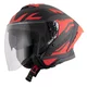 Kask motocyklowy W-TEC Voltik Graphic ∙ blenda przeciwsłoneczna ∙ wentylacja ∙ wyjmowana wyściółka ∙ homologacja ECE 22.06 - Czerwony - Czerwony