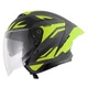Kask motocyklowy W-TEC Voltik Graphic ∙ blenda przeciwsłoneczna ∙ wentylacja ∙ wyjmowana wyściółka ∙ homologacja ECE 22.06 - Czerwony