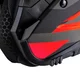 Kask motocyklowy W-TEC Voltik Graphic ∙ blenda przeciwsłoneczna ∙ wentylacja ∙ wyjmowana wyściółka ∙ homologacja ECE 22.06 - Czerwony