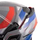 Kask motocyklowy szczękowy W-TEC Zoroz P/J ∙ wizjer pinlock ∙ osłona przeciwsłoneczna ∙ wentylacja - Metaliczny szary