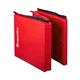 Składany materac gimnastyczny mata inSPORTline Trifold 180x60x5 cm - Czerwony