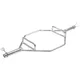 Gryf olimpijski Hex inSPORTline Hexlif 140cm/50mm ∙ do martwego ciągu ∙ waga 21,8 kg ∙ nośność 200 kg ∙ z zaciskami