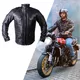 Skórzana kurtka motocyklowa W-TEC Valebravo - Czarny - Czarny