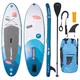 Paddleboard z akcesoriami deska SUP inSPORTline Wavelet 9'6" - Niebieski - Niebieski