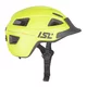 Dziecięcy kask rowerowy ISL Lumiro ∙ wyjmowana lampka LED USB-C ∙ 9 otworów wentylacyjnych ∙ regulacja pokrętłem ∙ In-Mold - Neon Yellow